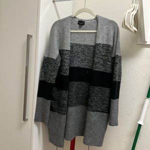 Striped grey sweater